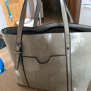 Grey purse
